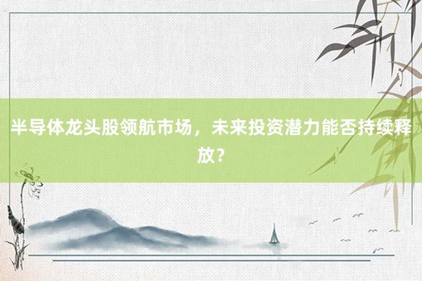 半导体龙头股领航市场，未来投资潜力能否持续释放？